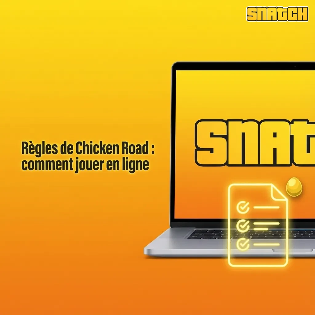 Écran de Chicken Road Snatch Casino montrant une poule traversant la route et un multiplicateur de mise qui augmente en temps réel