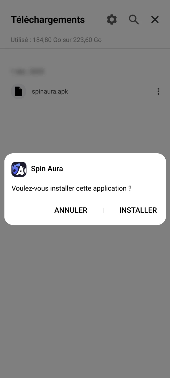 Cliquez sur Installer pour télécharger l'application et jouer à Chicken Road.